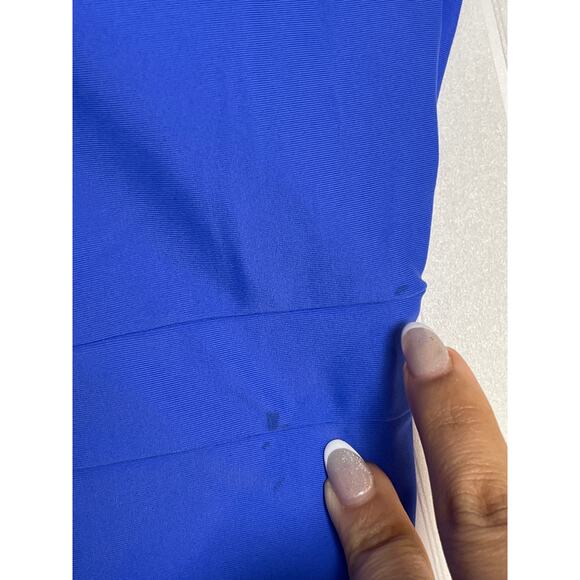 SummerSalt The Ruched Backflip One Piece Swimsuit Womens Size 18LT Blue NWT - Picture 2 of 10